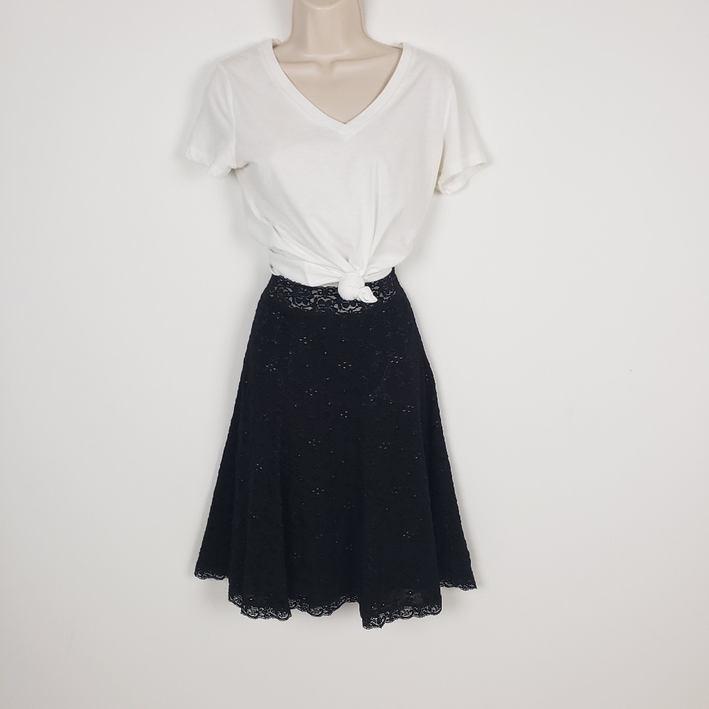 Cabi NWT Lace Lined A-line Skirt Small